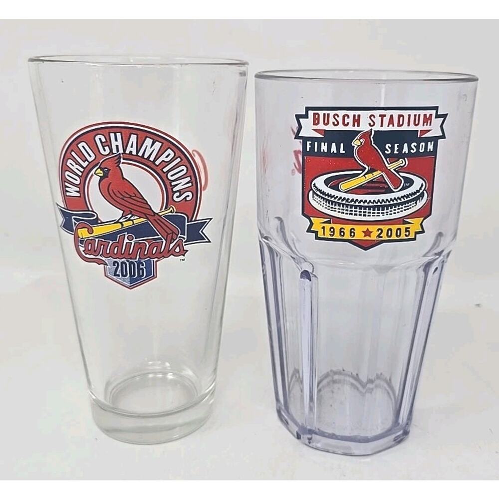 MLB‎ St. Cardinals World Champion Glass - Final Season Plastic Cup 24oz U273